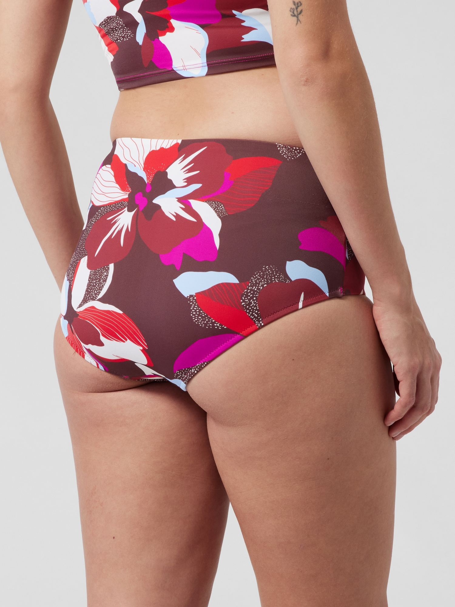 High Waist Printed Bikini Bottom | Athleta