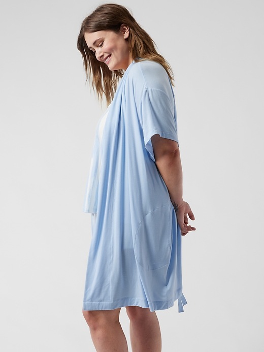Image number 3 showing, Nighttime Bliss Short Sleeve Robe