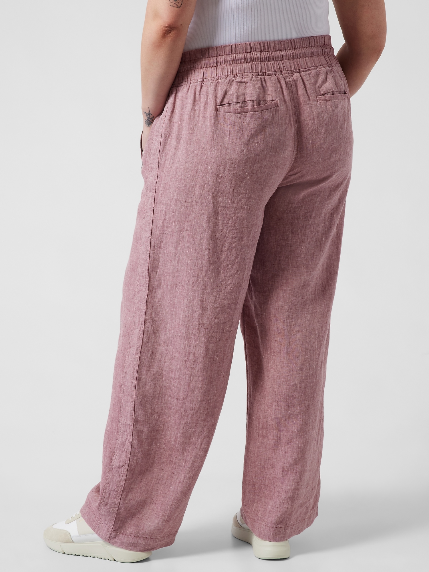 Cabo Linen Wide Leg Pant | Athleta