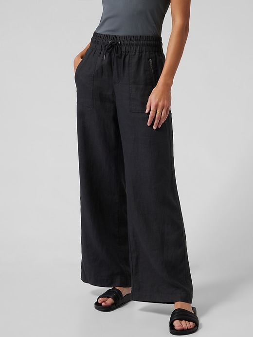 Cabo Linen Wide Leg Pant