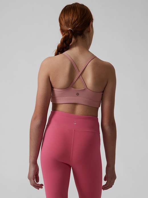 1 of 8 showing, with the color Grecian Rose of product Athleta Girl Take it Easy Bra