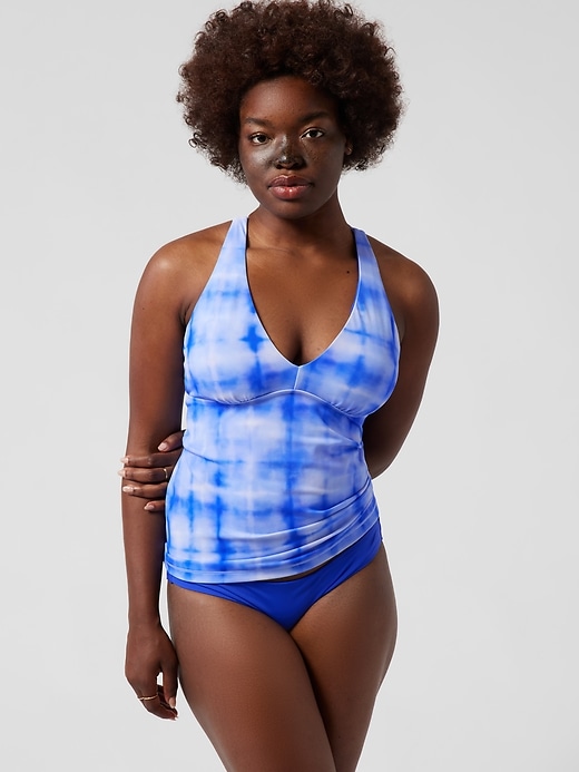 Image number 4 showing, Plunge Tankini A&#45C