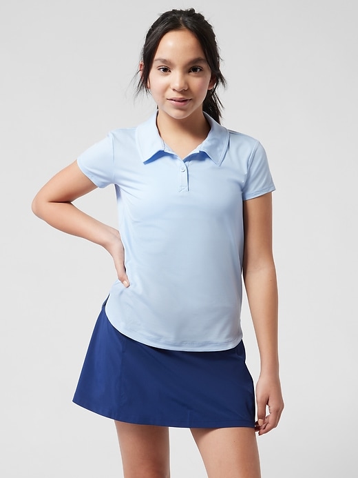 View large product image 1 of 3. Athleta Girl School Day Polo