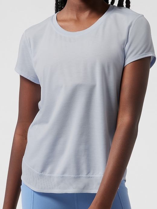 Image number 3 showing, Athleta Girl On the Move Mesh Tee