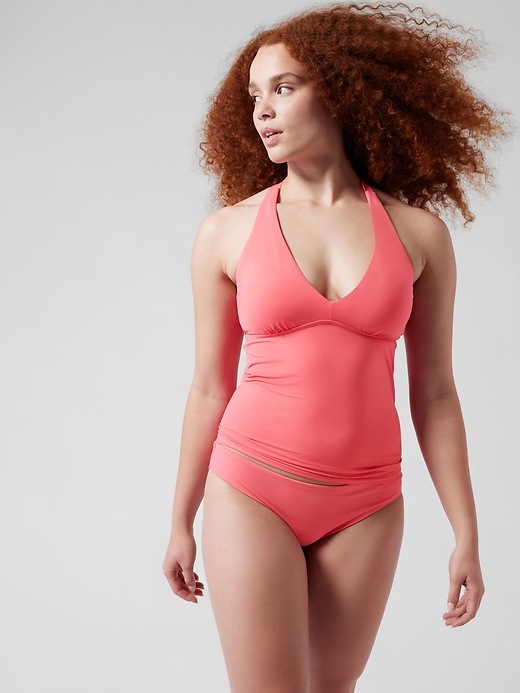 Image number 4 showing, Plunge Tankini A&#45C 