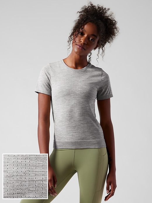 In Motion Seamless Heather Tee