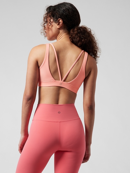 2 of 8 showing, with the color Spring Pink of product Exhale Bra D-DD+