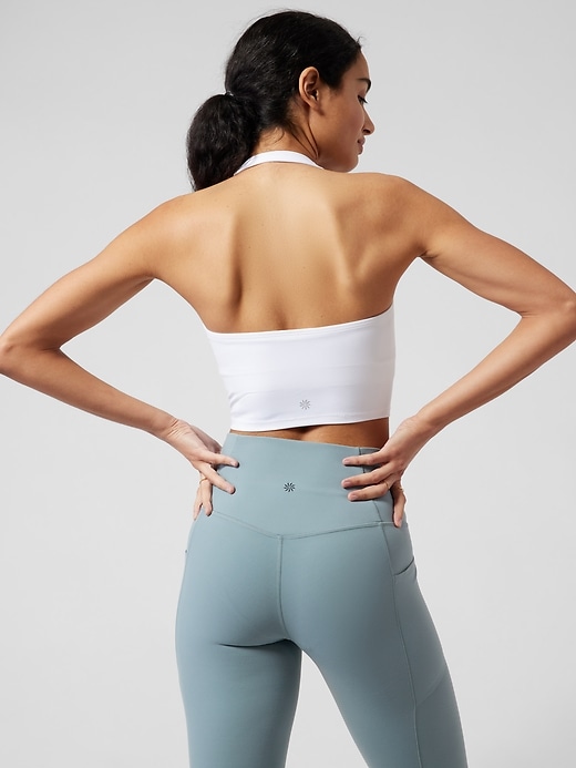 athleta halter crop