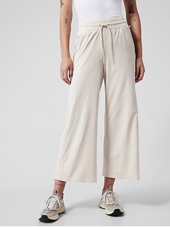 Avenue Wide Leg Crop Pant | Athleta