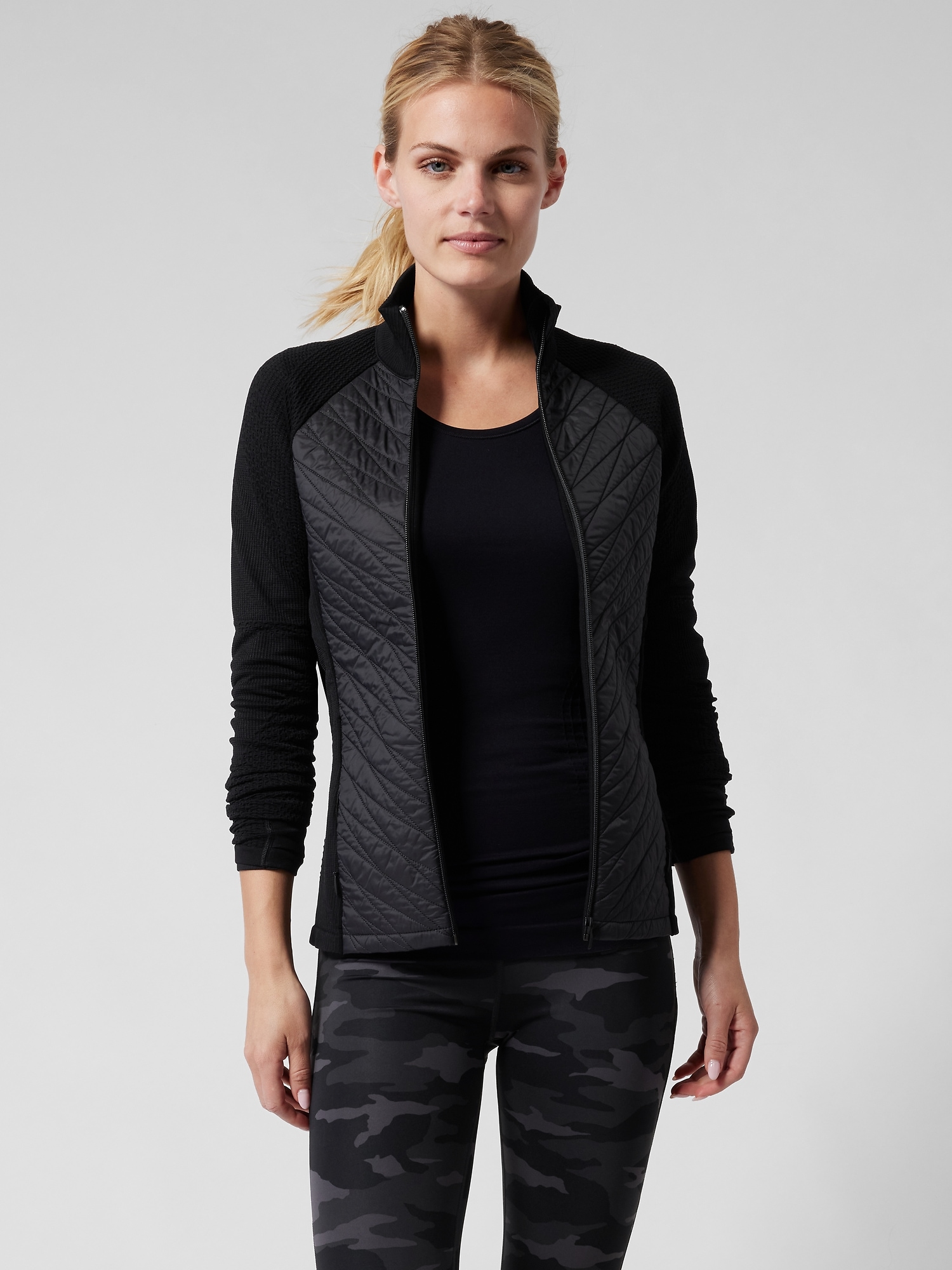 Athleta Flurry Force Insulated PrimaLoft&#174 Jacket II black. 1