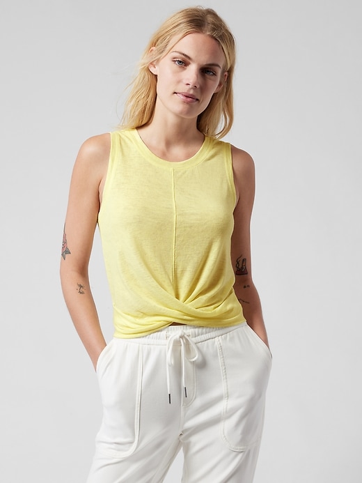 Image number 1 showing, Breezy Twist Tank