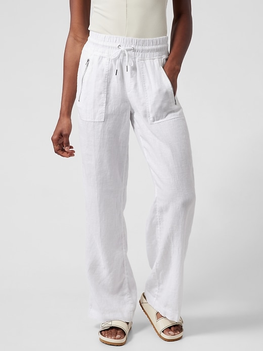 Image number 1 showing, Cabo Linen Wide Leg Pant