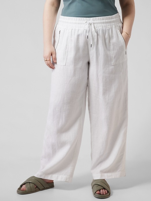 Image number 4 showing, Cabo Linen Wide Leg Pant