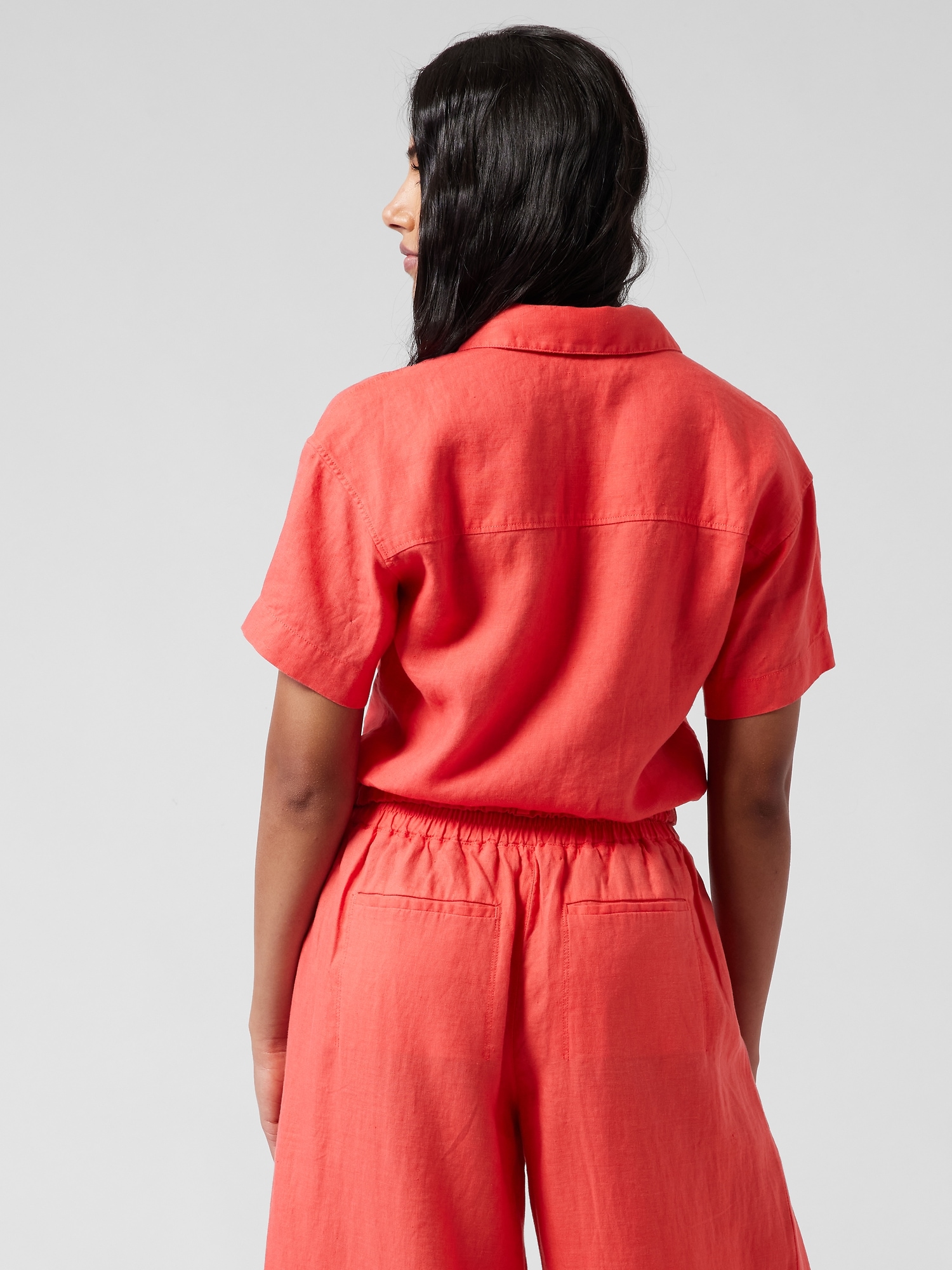 Playa Linen Tie Top Athleta