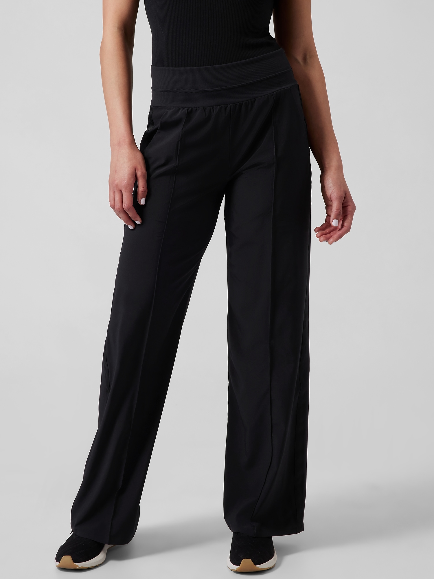 Athleta Studio Wide Leg Pant black - 487419003