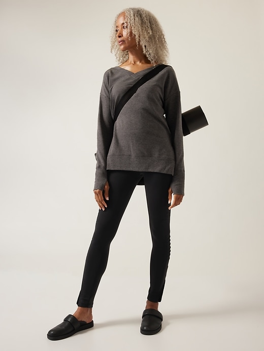 Image number 2 showing, Coaster Luxe V&#45Neck Sweatshirt