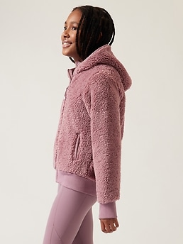 Athleta Girl So Snug Sherpa Jacket 