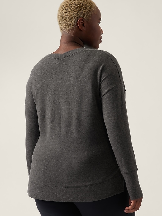 Image number 5 showing, Coaster Luxe V&#45Neck Sweatshirt