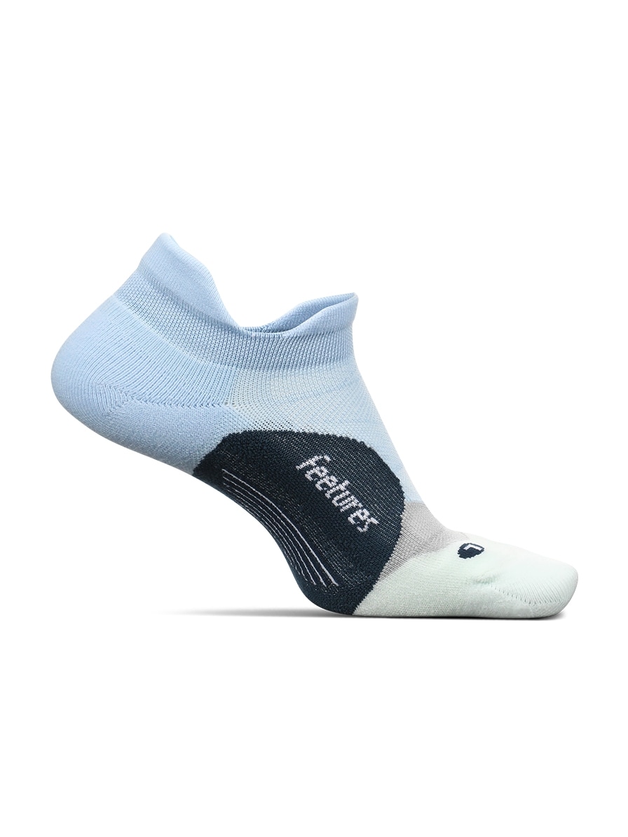 Athleta Elite Ultra Light No Show Tab Sock by Feetures&#174 white. 1