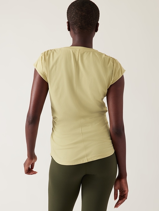 2 of 8 showing, with the color Pardina Beige of product Outbound V Neck Tee