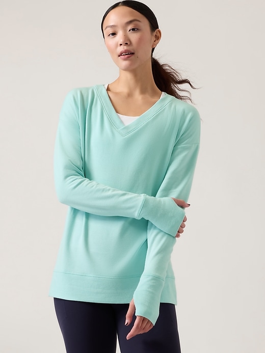 Image number 4 showing, Coaster Luxe V&#45Neck Sweatshirt
