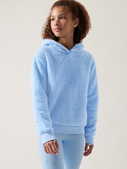 Girls Blue Hoodie | Athleta