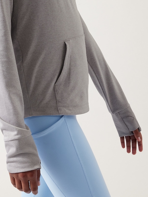 Image number 4 showing, Athleta Girl Uptempo Hooded Top