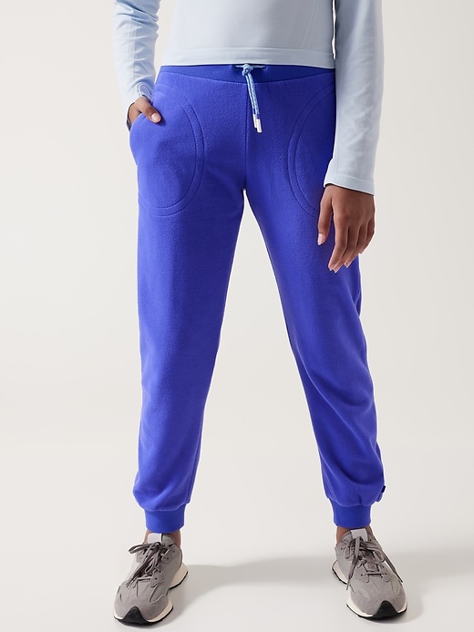 1 of 8 showing, with the color Amphitrite Blue of product Athleta Girl Cold Snap Jogger