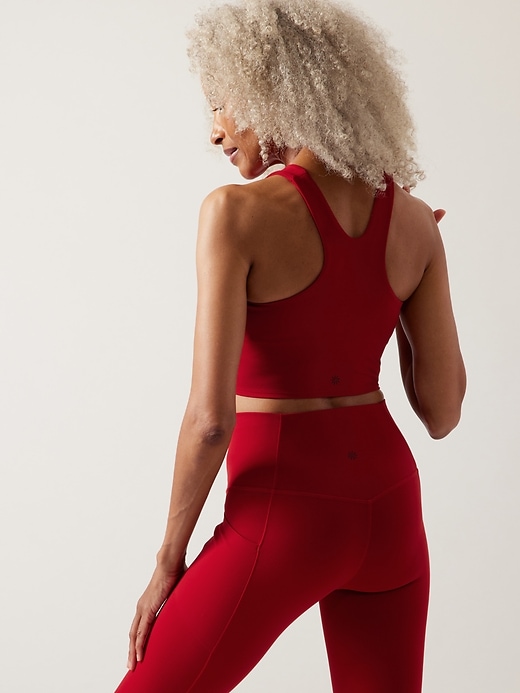 1 of 8 showing, with the color Candy Red of product Conscious Crop Bra A-C