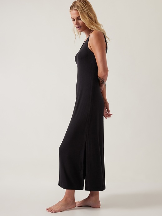 Image number 4 showing, Well Rested Rib Sleep Tank Dress