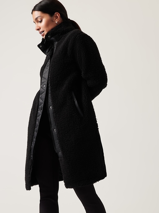 Image number 1 showing, Cozy Sherpa Coat