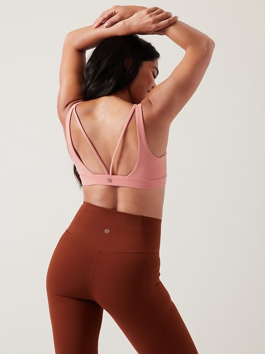 1 of 8 showing, with the color Conch Pink of product Exhale Bra A-C