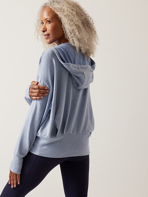 2 of 8 showing, with the color Heron Blue Heather of product Balance Sweatshirt