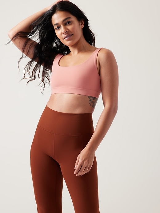 2 of 8 showing, with the color Conch Pink of product Exhale Bra A-C