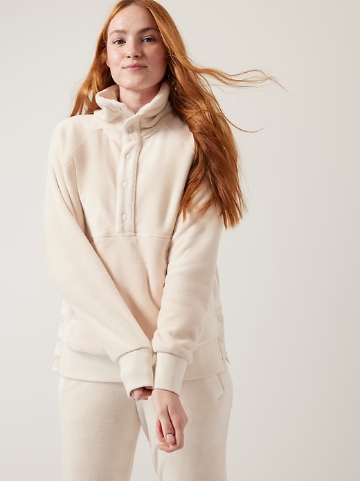 Image number 1 showing, Recover Cozy Snap Front Sweatshirt
