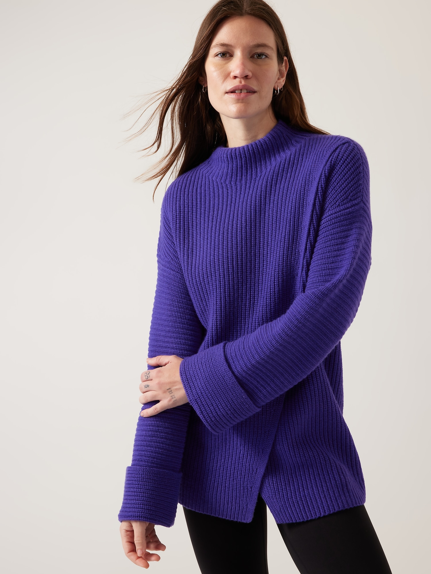 Athleta Azalea Sweater blue. 1