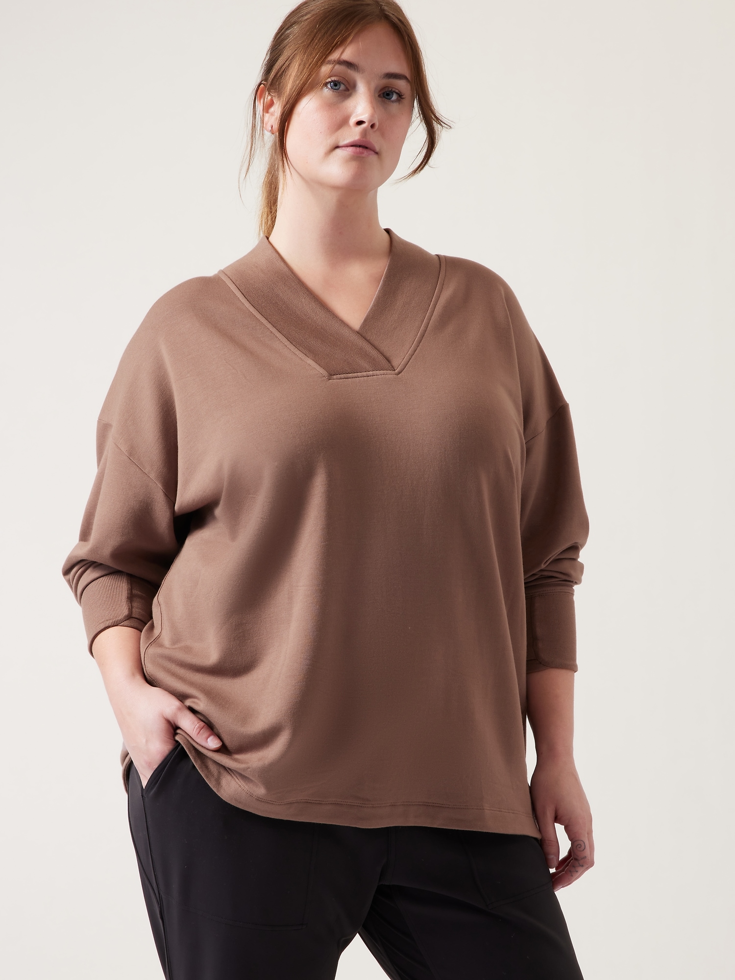 Clarity V-Neck Sweatshirt