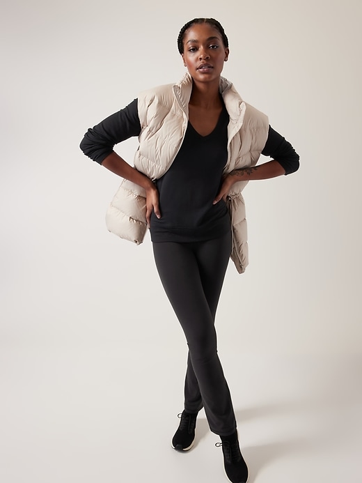 2 of 8 showing, with the color Black of product Sunrise V-Neck Sweatshirt
