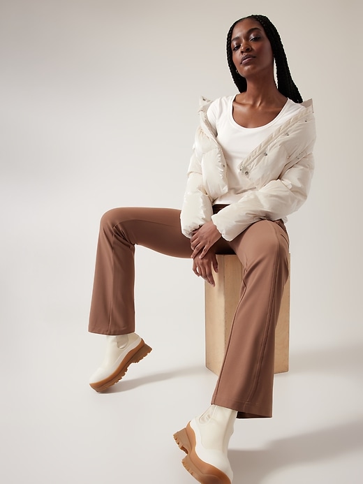 2 of 8 showing, with the color Magnolia White of product Outbound Scoop Neck Top