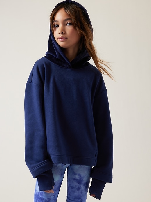 Image number 1 showing, Athleta Girl Cozied Up Hoodie