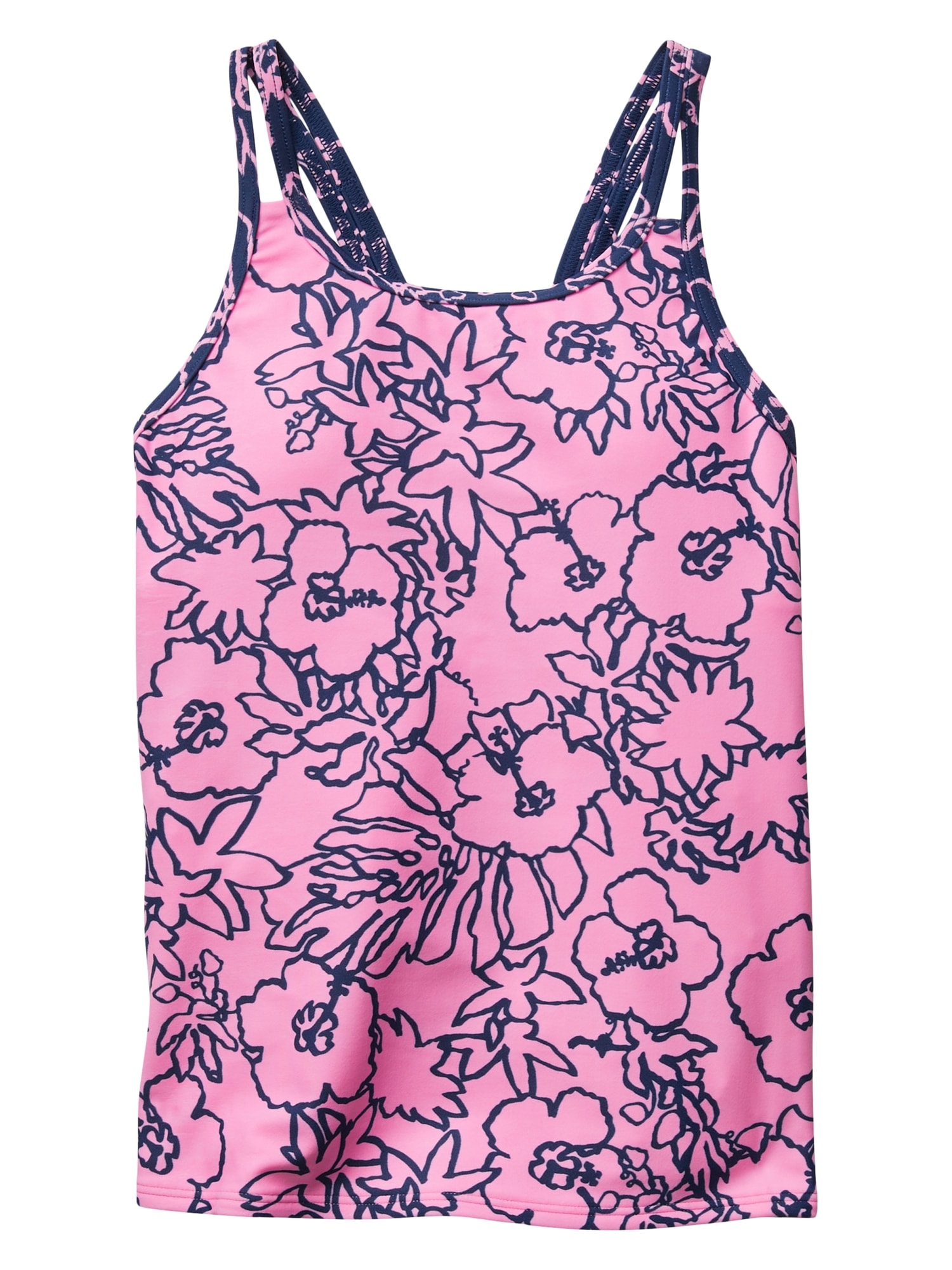 Athleta Girl Pool Days Tankini pink. 1