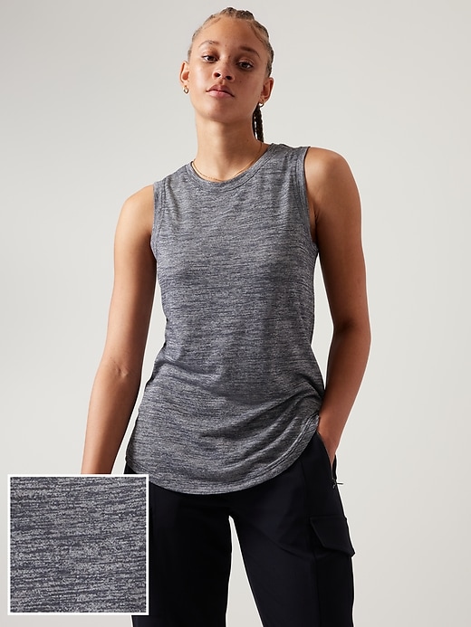 Image number 1 showing, Breezy Tank Heather