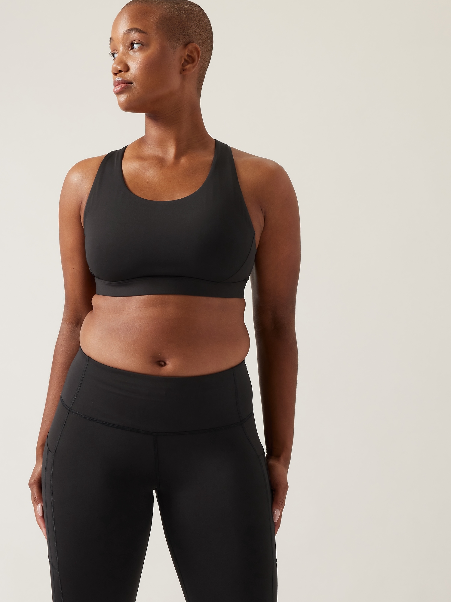 Athleta Ultimate Bra D&#45DD+ black. 1