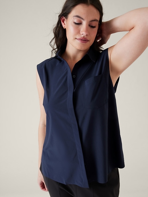 1 of 8 showing, with the color Navy of product Everlasting Tank
