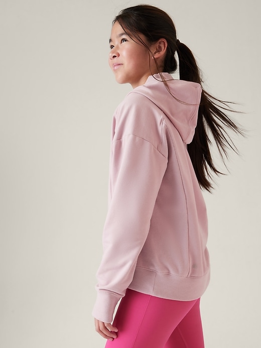 Image number 3 showing, Athleta Girl RetroChill Oversized Hoodie