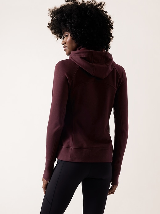 2 of 8 showing, with the color Spiced Cabernet of product Triumph Hoodie