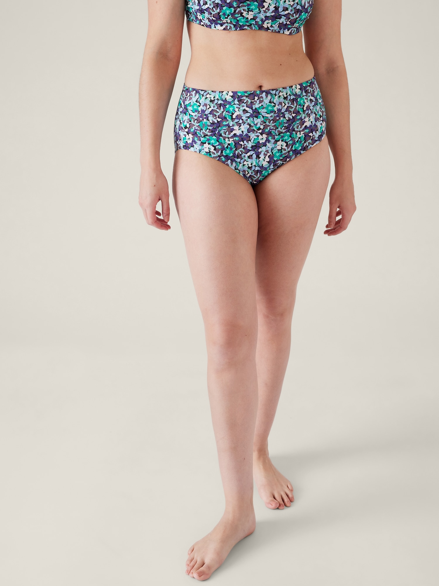 Athleta High Waist Swim Bottom multi. 1