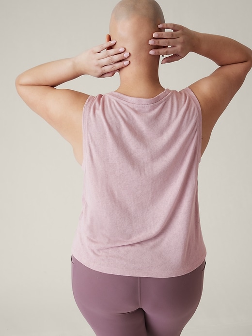 2 of 8 showing, with the color Smoked Mauve of product Breezy Twist Tank