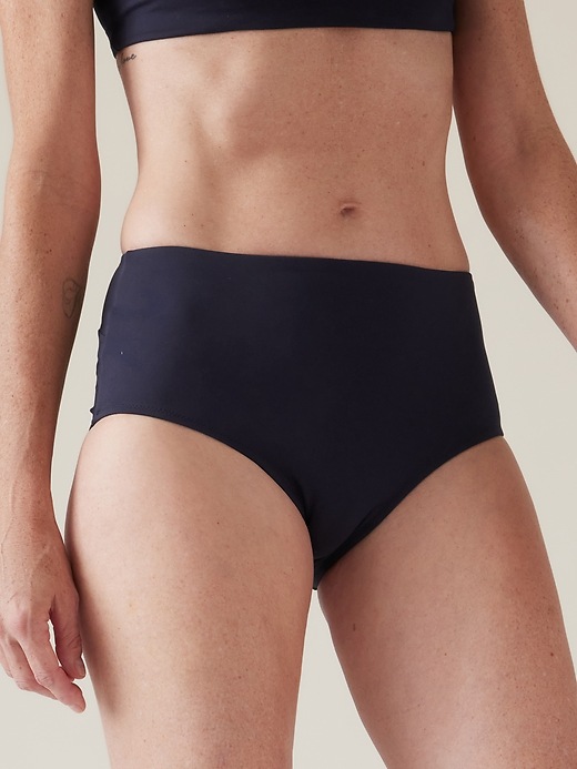 athleta black swim bottoms