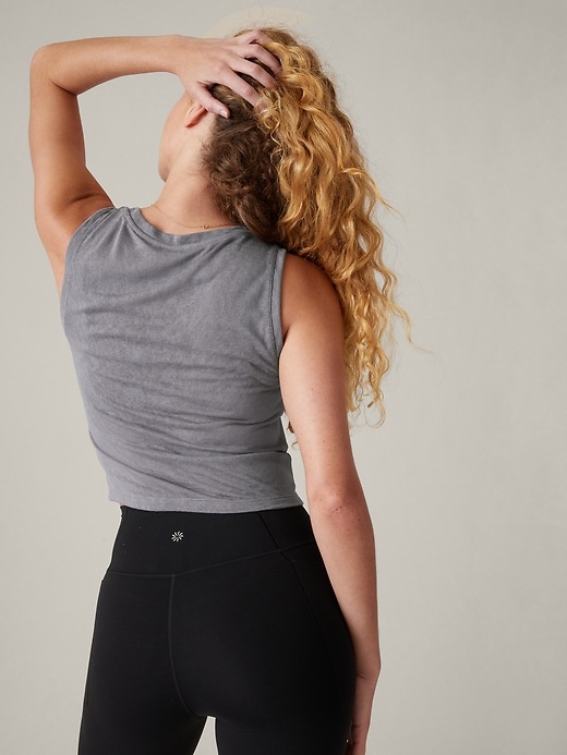 2 of 8 showing, with the color Coastline Blue of product Breezy Twist Tank